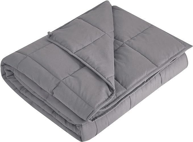 L'AGRATY Weighted Blanket Kids- 40"x60" 10lbs Cooling Breathable Microfiber by LAGRATY