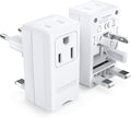 BESTEK Worldwide Travel Plug Adapter, Dual 100-250V Input Plug Adapter by BESTEK