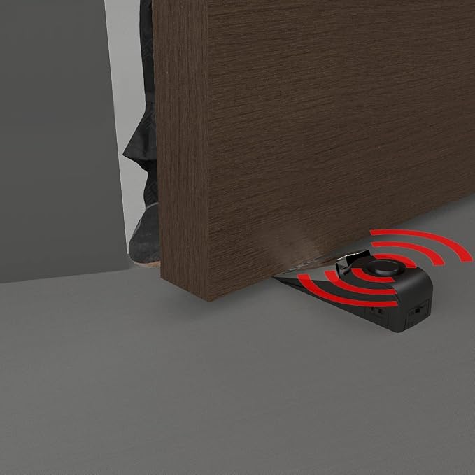 3 Packs Portable Door Stop Alarm & Door Lock, Upgraded Home Security Door - Image 7