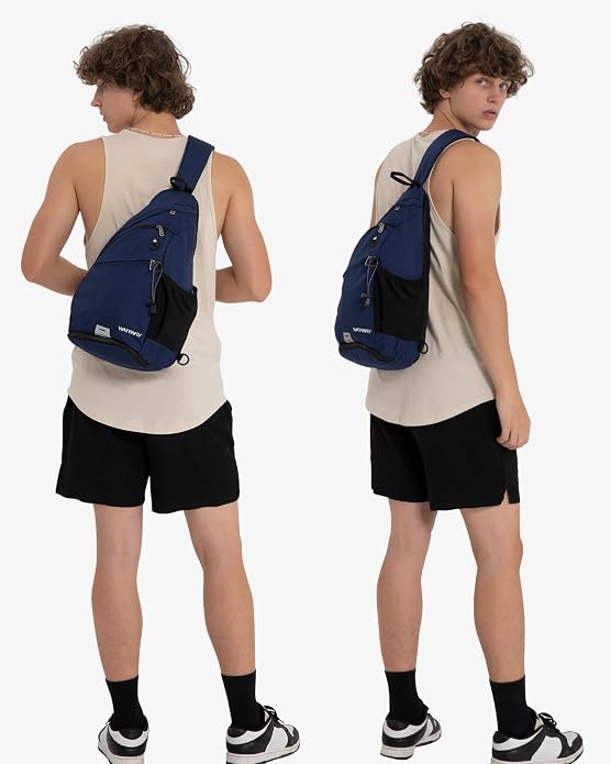 WATERFLY Large Crossbody Sling Bag: Over Shoulder Backpack Daypack Casual Cross - Image 8