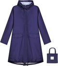 ANYOO Waterproof Rain Poncho Lightweight Reusable Hiking Hooded Coat Jacket by Anyoo