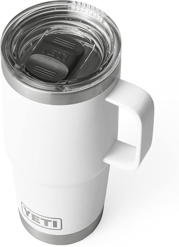YETI Rambler 20 oz Travel Mug, Stainless Steel, Vacuum Insulated by YETI