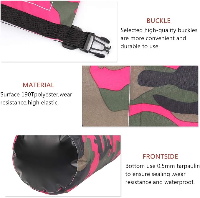 Waterproof Dry Bag 2L/5L/10L/15L/20L/30L, Roll Top Sack Keeps Gear Dry - Image 3