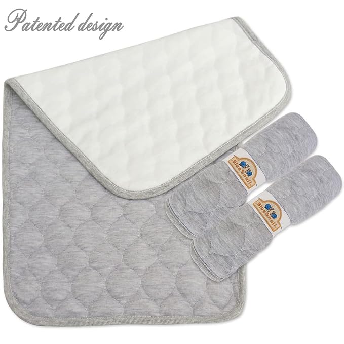 BlueSnail Quilted Thicker Waterproof Changing Pad Liners 3 Count - Image 3