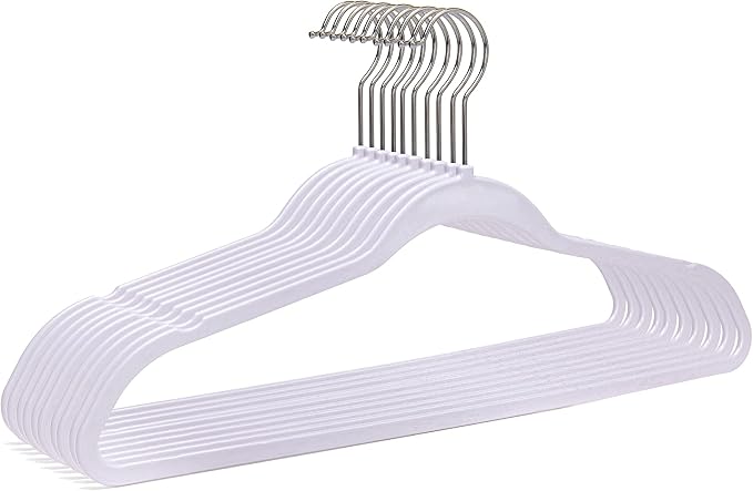 Quality Hangers 160 Pack Non-Velvet Plastic Hangers - Image 6
