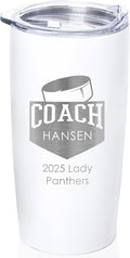 Lifetime Creations Personalized Hockey Coach Tumbler: Custom Hockey Coach Gift by LifetimeCreations