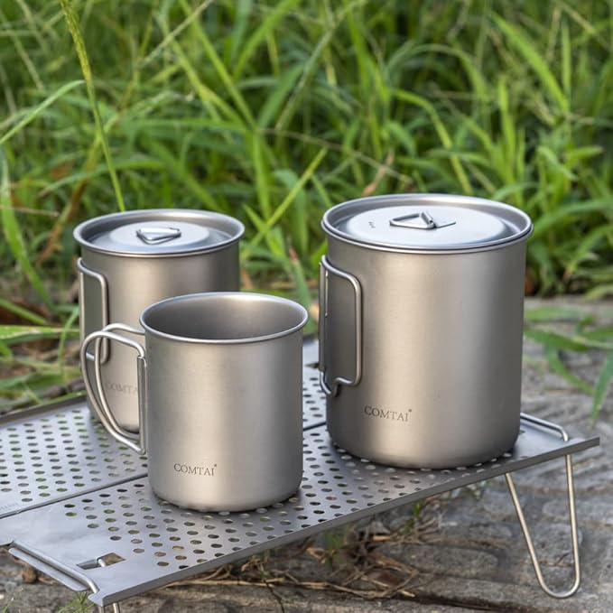 Titanium Camping Pot Mug 15oz - Image 3