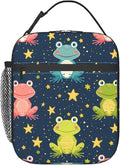 Frog Insulated Lunch Box for Women Men Frog Lunch Bag for Travel, or Fishing by cromcu