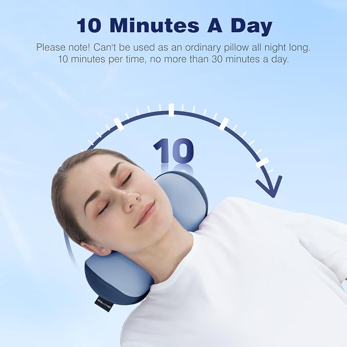 Neck Cervical Pillow Cervical Traction Device Lumbar Support Memory Foam Roll - Image 5