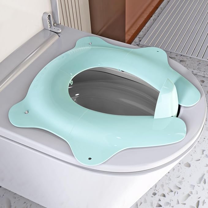 SKYROKU Foldable Kids Toilet Seat – Portable & Anti-Slip Travel Potty Training - Image 9