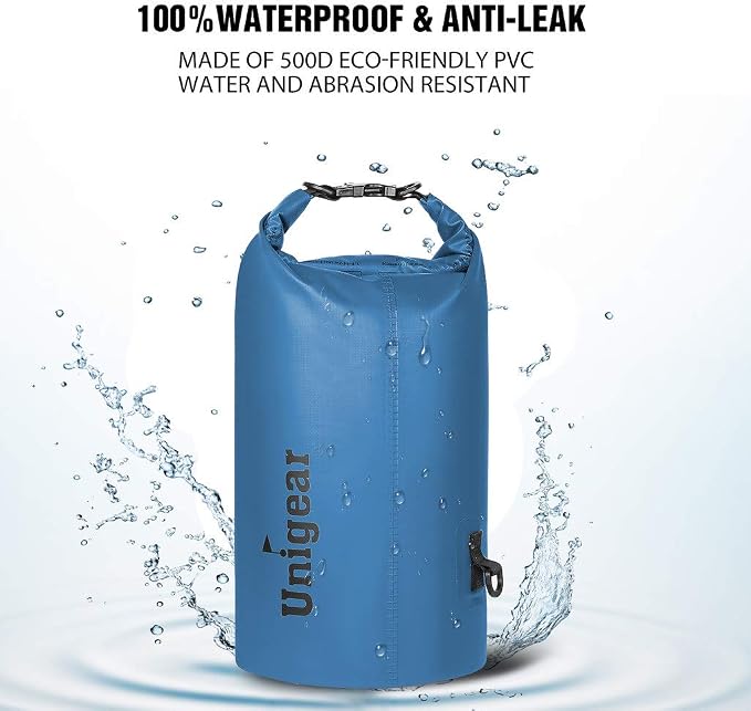 Unigear Dry Bag Waterproof, 2L/5L/10L/20L/30L/40L Floating and Lightweight Bags - Image 4