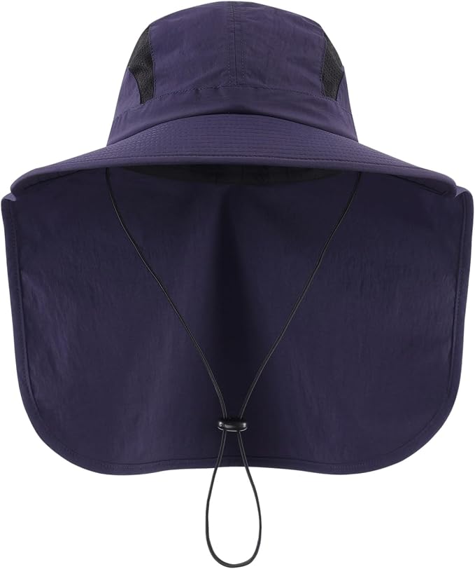 Home Prefer UPF 50+ Sun Hats for Men Women Wide Brim Fishing Hat - Image 2