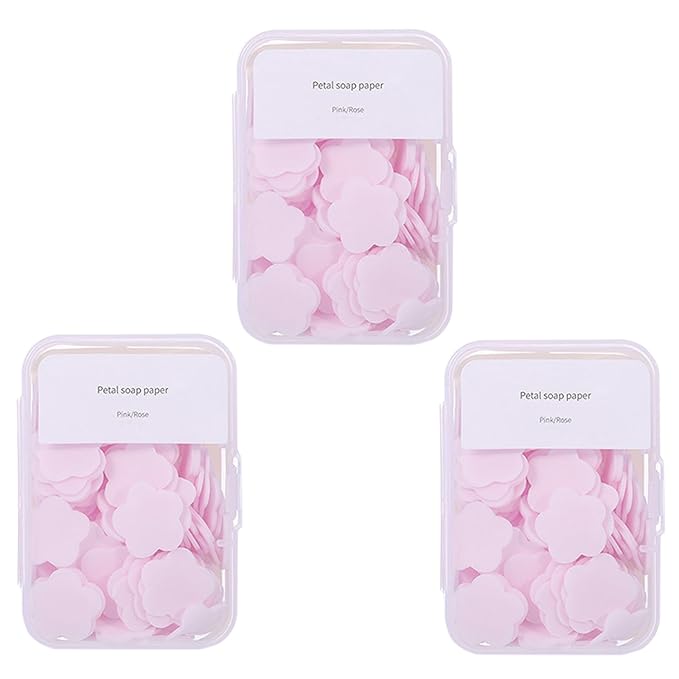 300pcs Portable Hand Washing Soap Sheets, Scented Mini Soap Sheets, Disposable by Unknown