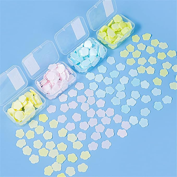 4 Different Scented Mini Fresh Portable Disposable Petal Hand Wash Sheets - Image 7