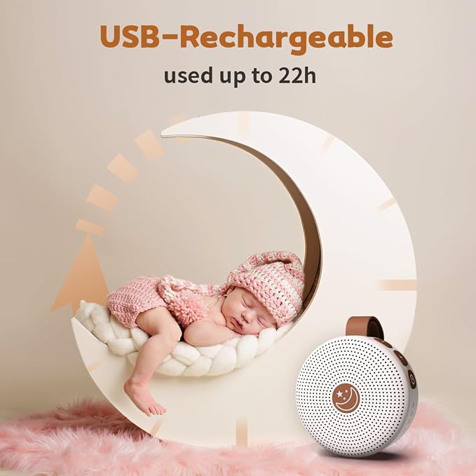 Mini Sound Machine Portable Baby White Noise Machine - Image 2