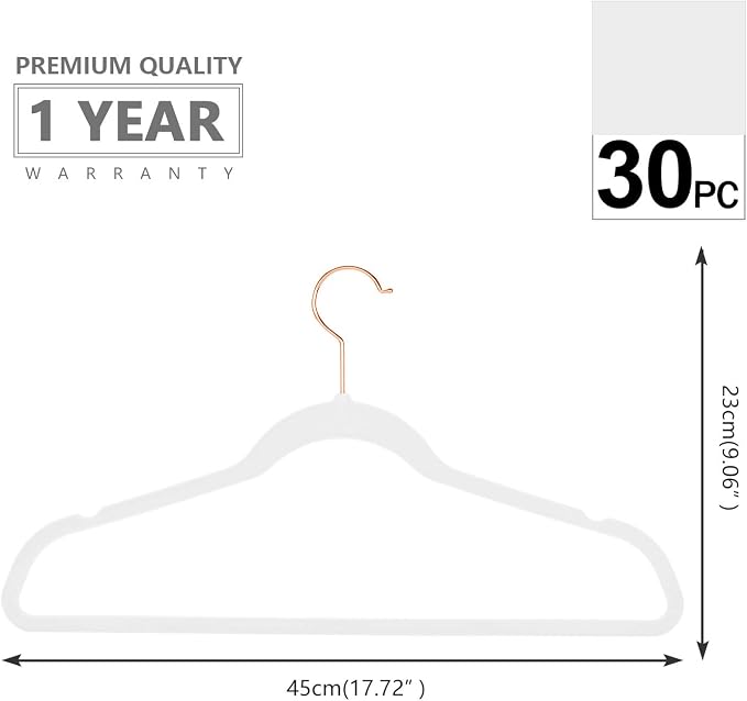 MIZGI Premium Velvet Hangers Heavy Duty - Image 5
