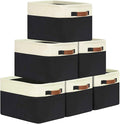 GhvyenntteS 6 Pack Large Fabric Storage Bins by GhvyenntteS