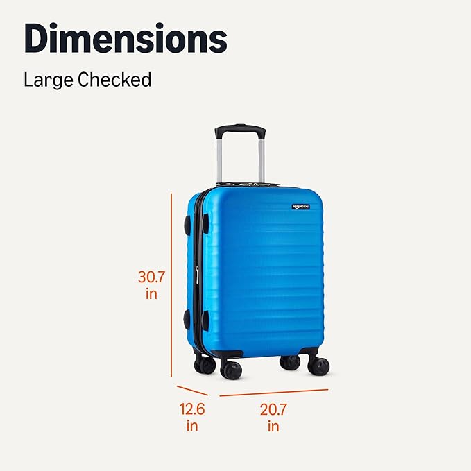 Amazon Basics 30" Hardside Large Checked Luggage, Hardshell Suitcase - Image 6