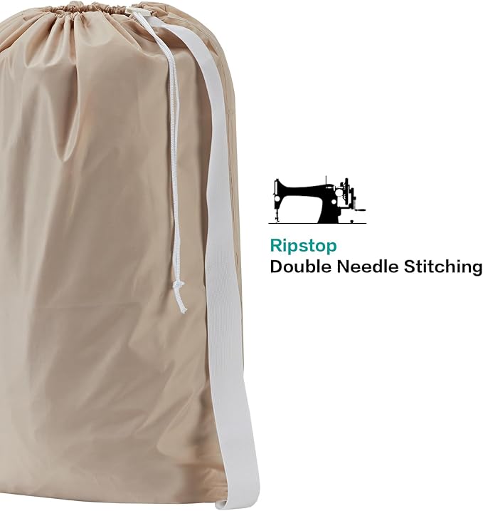 HOMEST 2 Pack XL Nylon Laundry Bag - Image 4