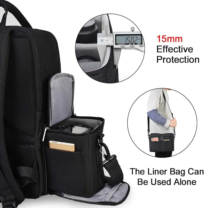 CADeN DSLR Camera Backpack Bag Waterproof Anti Theft - Image 8