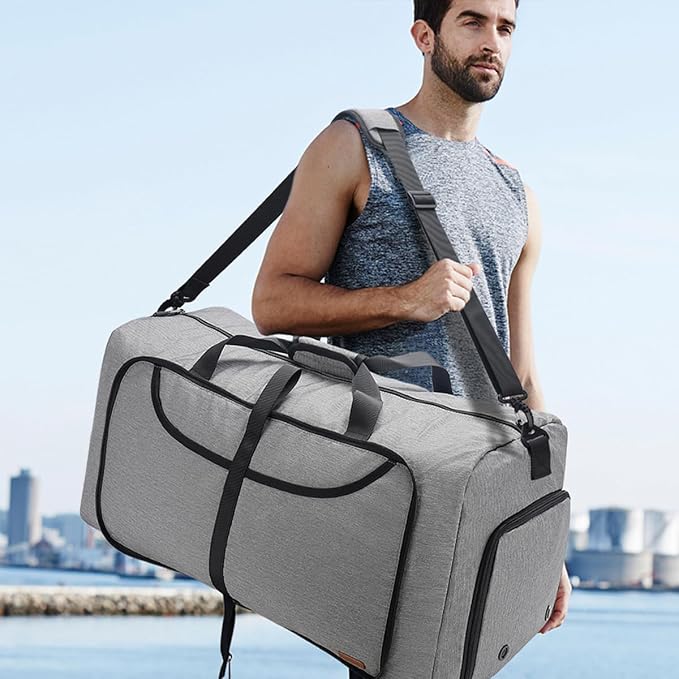 120L Duffle Bag for Travel, Large Foldable Waterproof Travel Duffel Bags - Image 8