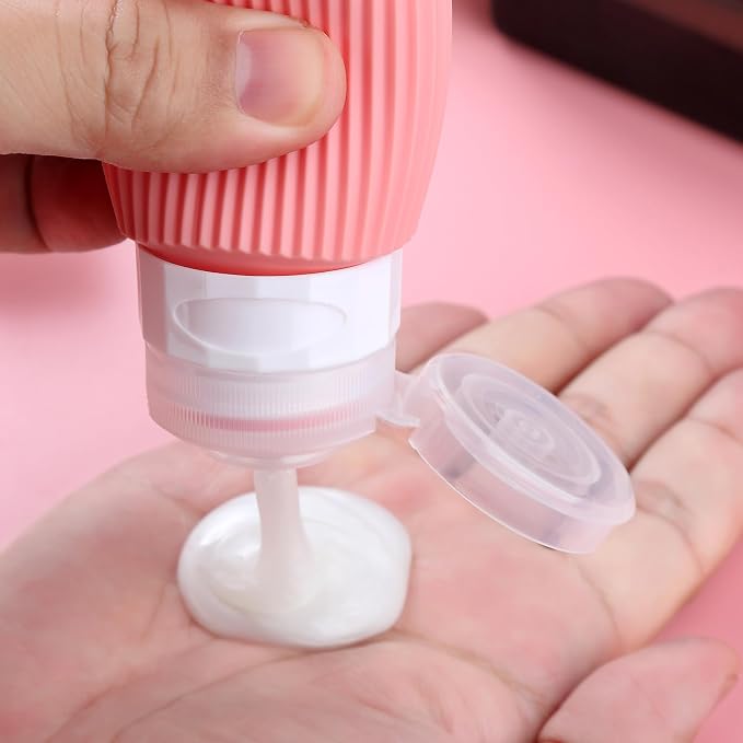 16 Pack Travel Bottles Set, TSA Approved Leak Proof Silicone Squeezable - Image 4