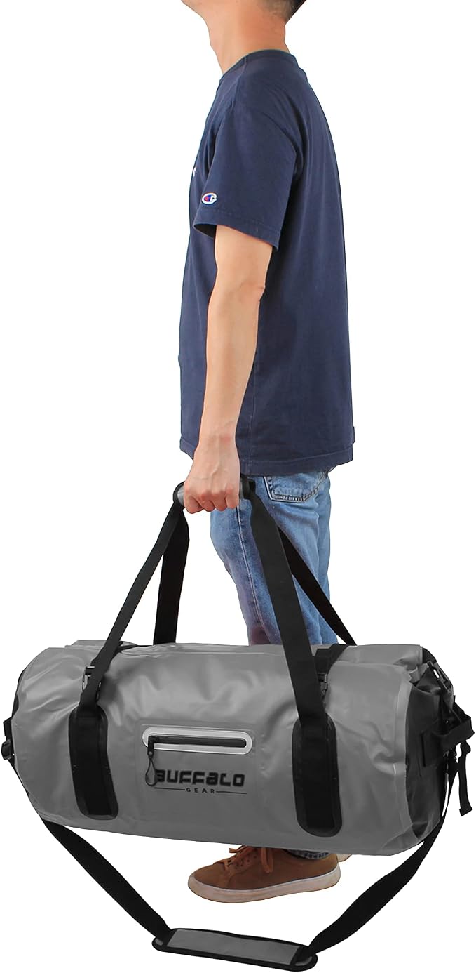 Buffalo Gear Waterproof Duffle Bag 40L 60L 80L Roll-top Dry Bag Heavy Duty - Image 8