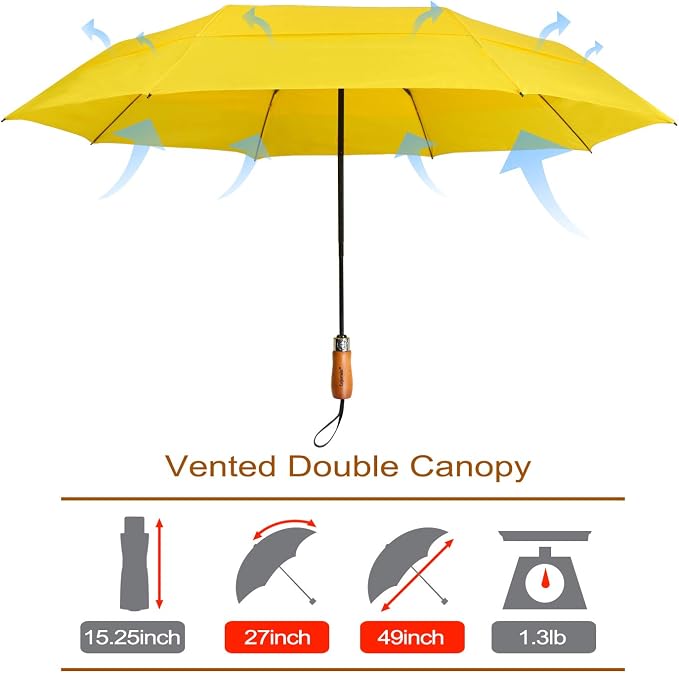 Lejorain Large Folding Golf Umbrella - Image 2
