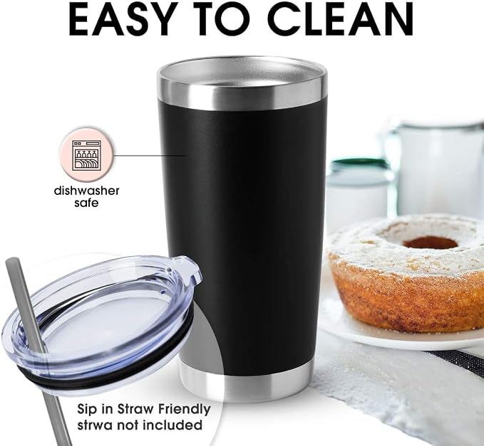 HASLE OUTFITTERS 20oz Tumblers Stainless Steel Mugs - Image 4