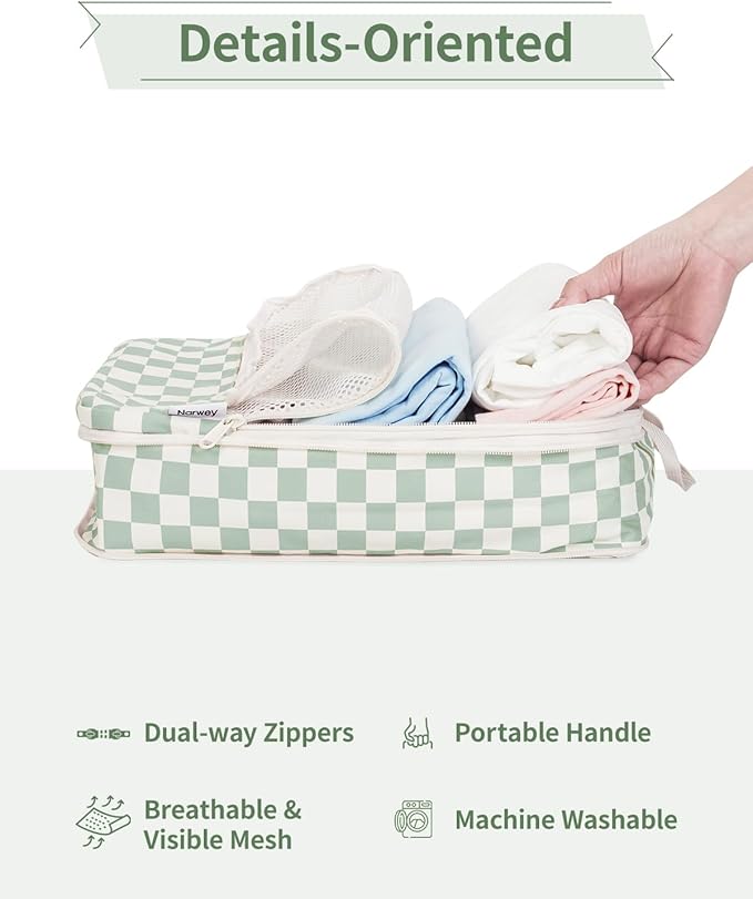 Narwey 6 Set Compression Packing Cubes - Image 6