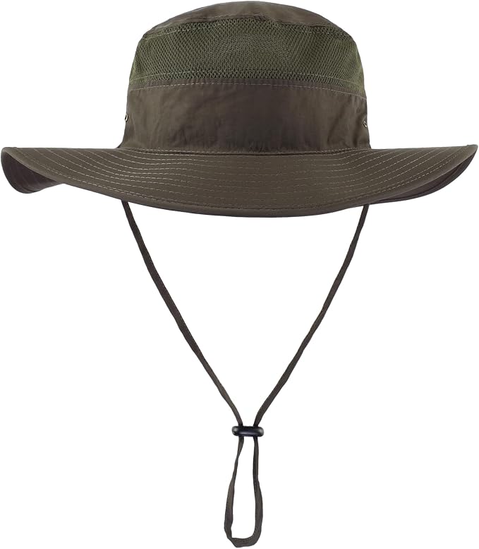 Home Prefer UPF 50+ Men's Sun Hat Wide Brim Bucket Hat UV Protection Hat - Image 2