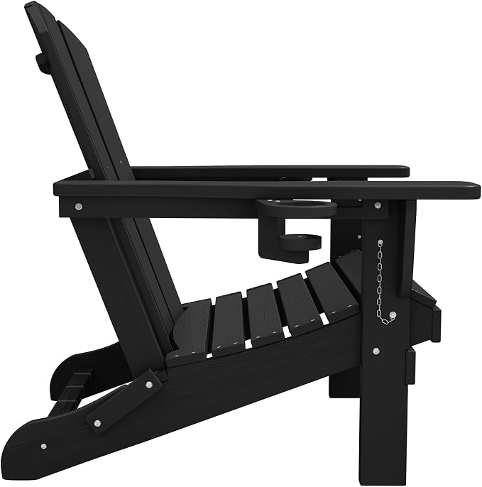 SERWALL HDPE Folding Adirondack Chair - Image 12