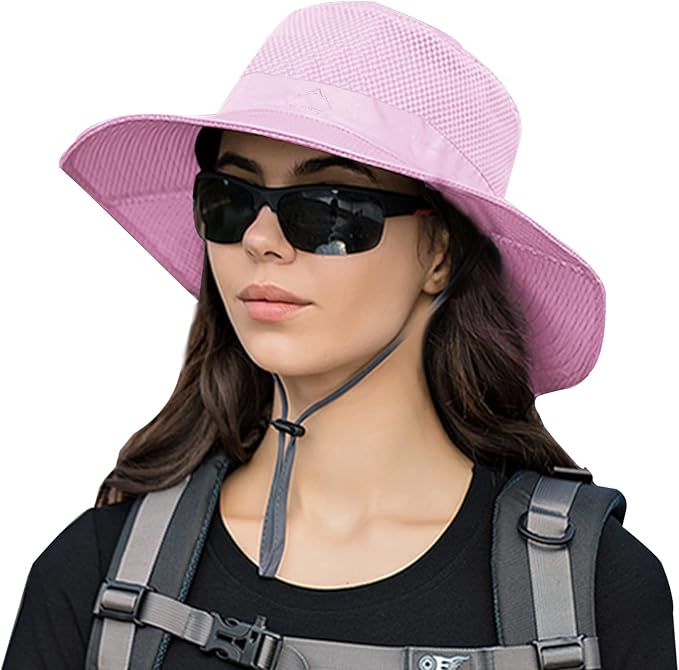 Sun Hats for Men Women Fishing Hat UPF 50+ Breathable Wide Brim Summer UV - Image 2
