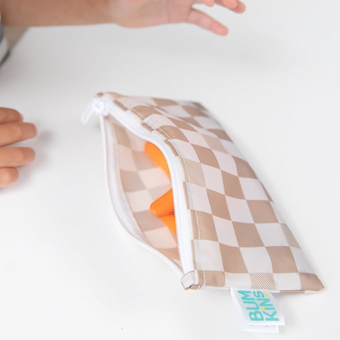 Bumkins Reusable Snack Bags, for Kids School Lunch and for Adults Portion - Image 4