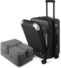 LEVEL8 Grace Carry On Luggage Airline Approved, 20 Inch Expandable Hardside by LEVEL8