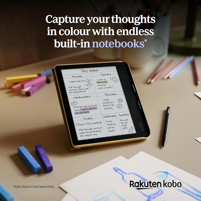 Kobo Libra Colour | eReader | 7” Glare-Free Colour E Ink Kaleido™ 3 Display | - Image 6
