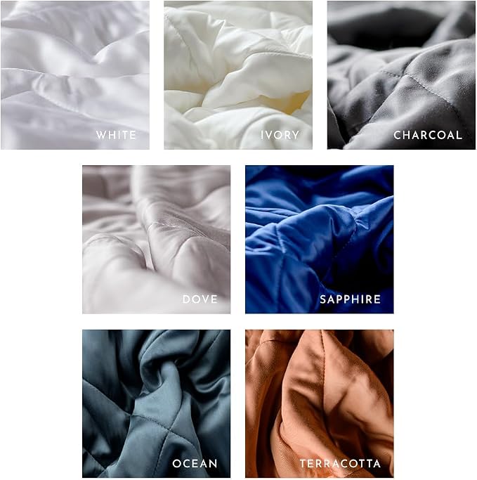 LUXOME Lightweight Blanket | 100% Rayon from Bamboo Fabric & Fill | Full/Queen - Image 6