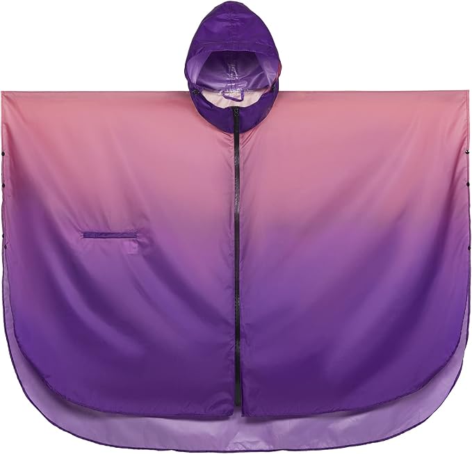 SaphiRose Rain Poncho Jacket Coat Hooded - Image 3