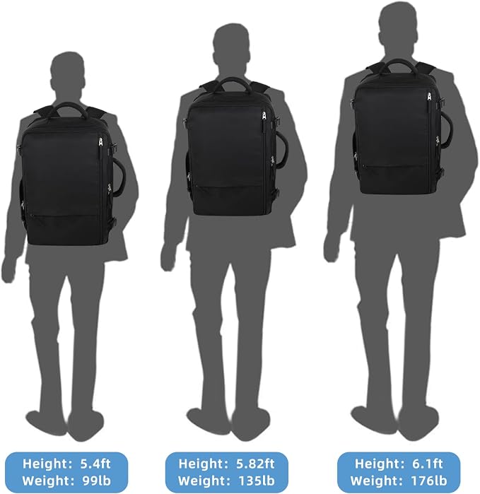 Travel Backpack for Women, Large Carry On Backpack for Travel, Waterproof - Image 8