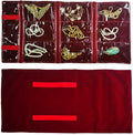Travel Jewelry Roll Bag Portable Organizer Pouch by SCIKHEFT