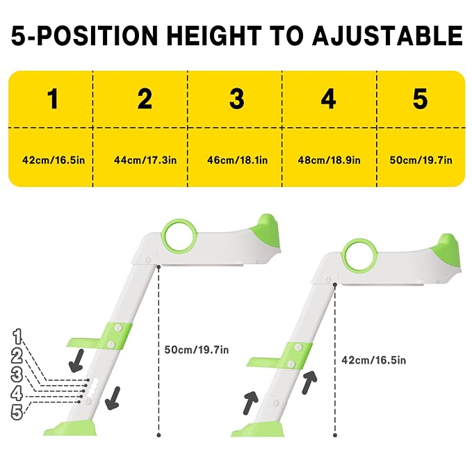 Potty Training Seat with Step Stool Ladder, Toddler Toilet Seat with PU Cushion - Image 3