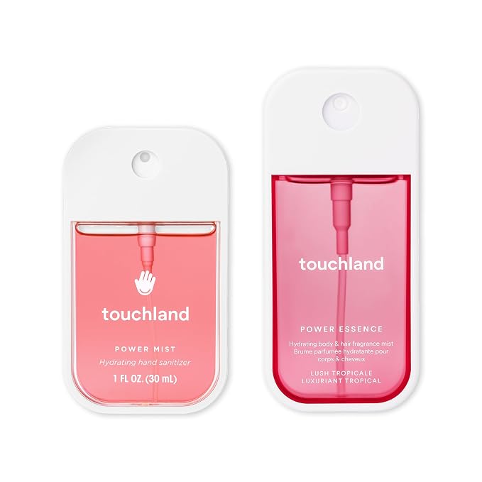 Touchland JUICY ESCAPE Body and Hand Mist Essentials, Travel Size Set by Touchland
