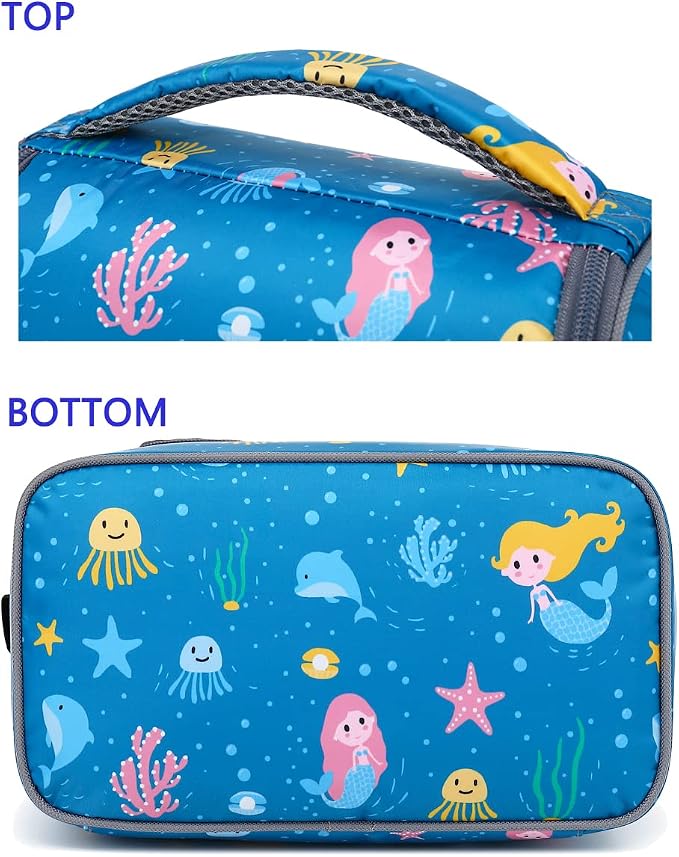 FlowFly Double Decker Cooler Insulated Lunch Bag Large Tote - Image 6
