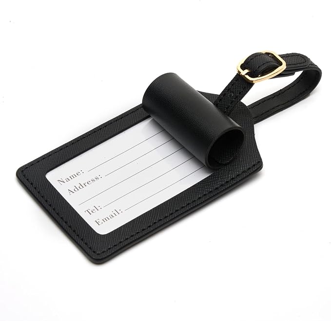 Luggage Tag PU Leather for Suitcase Baggage Handbag Travel Bag Label Suitcase - Image 2