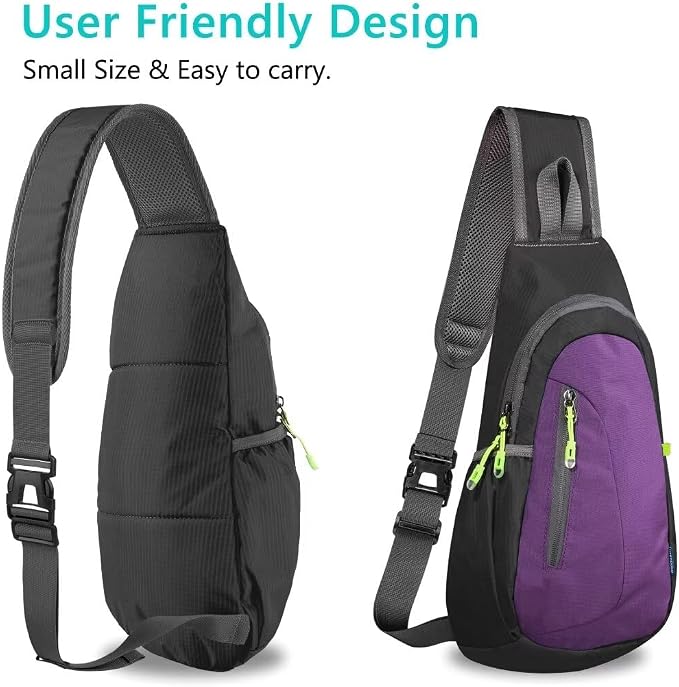 TITECOUGO Small Sling Bag, Lightweight Crossbody Backpack - Image 3