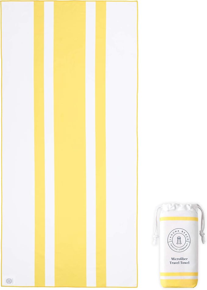 Laguna Beach Textile Co. Recycled Microfiber Quick Dry Beach Towel - Image 7