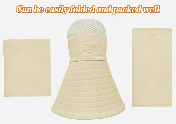 Sun Hats for Men Women Fishing Hat UPF 50+ Breathable Wide Brim Summer UV - Image 3