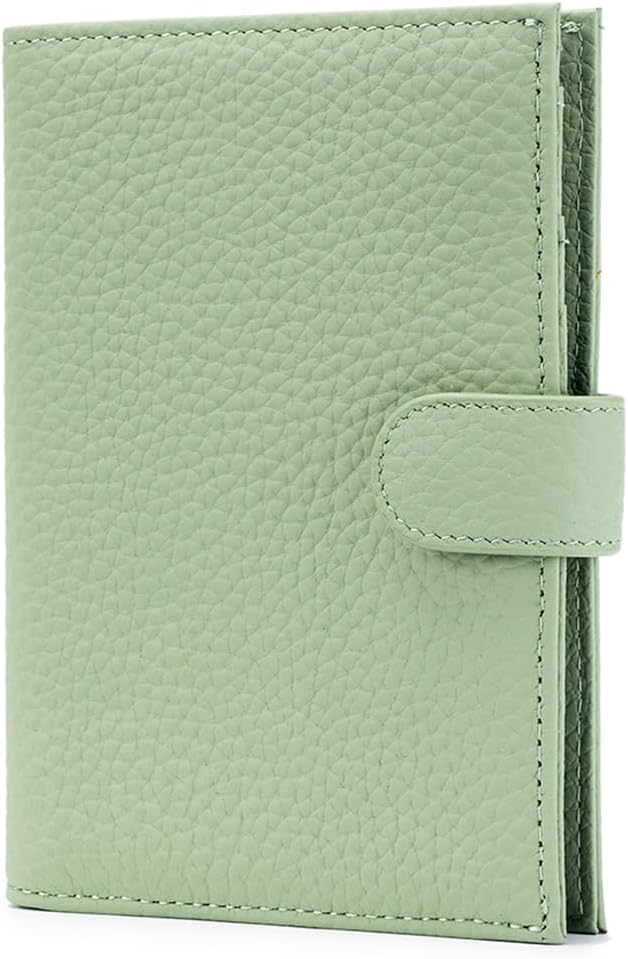 RFID Leather Passport Holder for Travel Women – Slim Passport Wallet by Genuineleatherwallet