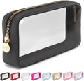 Clear Makeup Bag Zipper Pouch, Transparent Cosmetic Case Organizer, TSA by Embla
