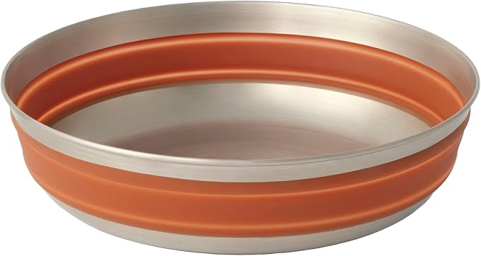 Sea to Summit Detour Stainless Steel Collapsible Bowl, Bombay Brown by SeaToSummit